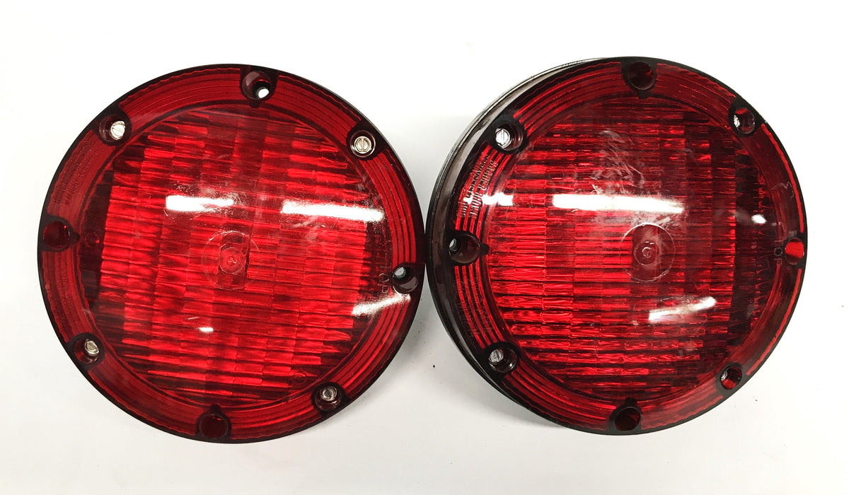 Blue Bird Red Warning Light Assembly 01225986 [Lot of 2] NOS