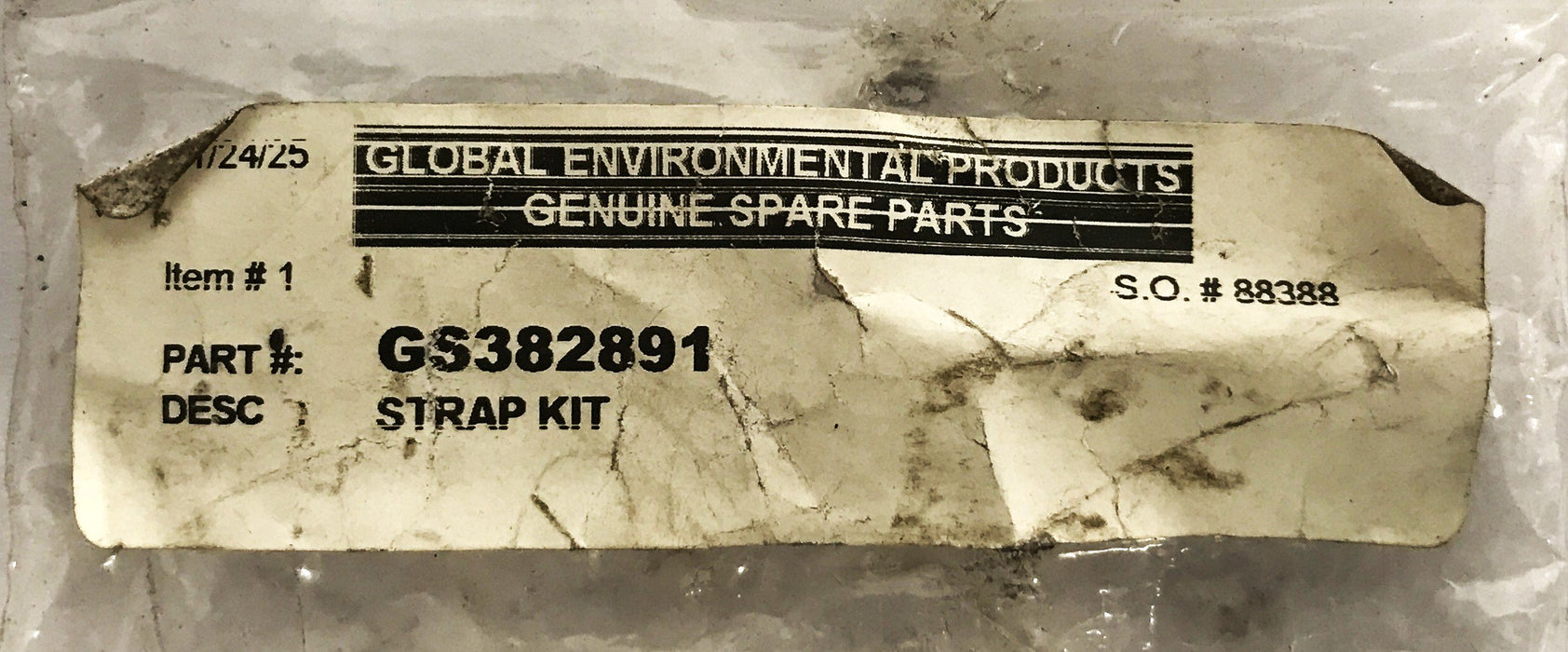 Global Environmental Strap Kit GS382891 NOS