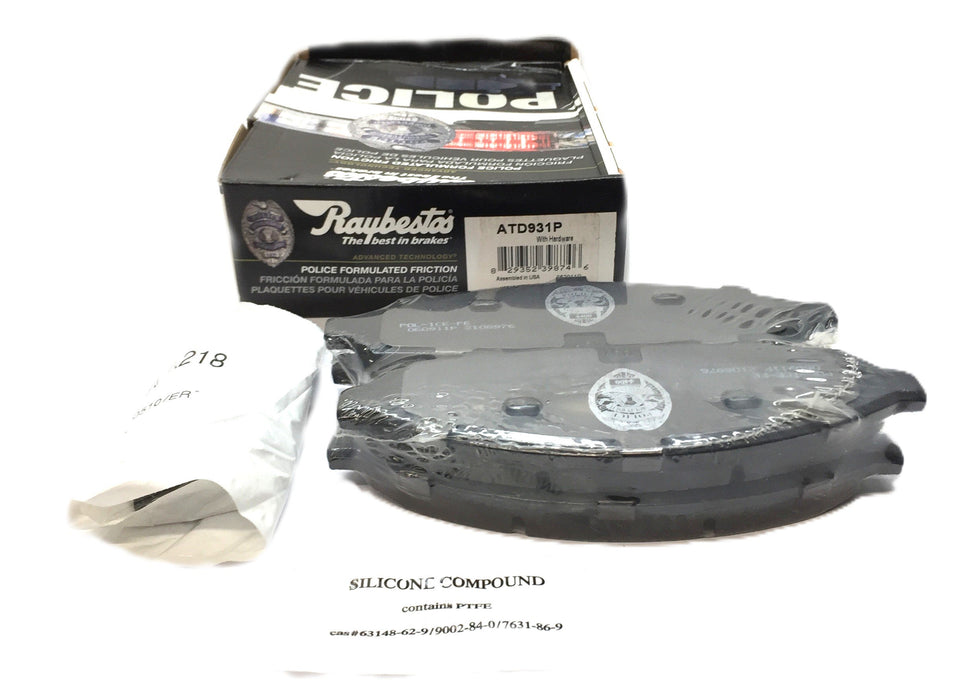 Raybestos Brake Pad Set w/Hardware ATD931P NOS - GTS Special