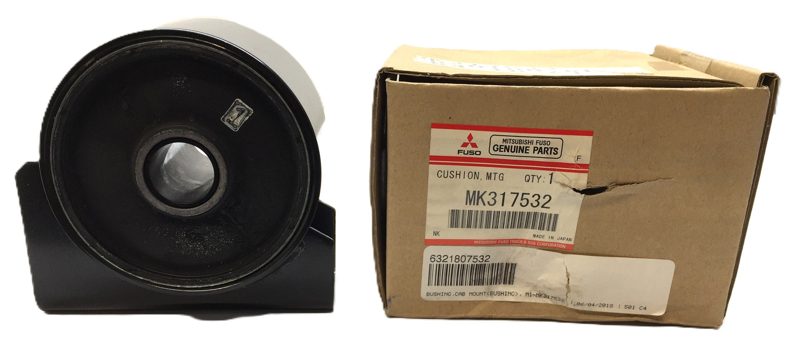 Mitsubishi Fuso Rubber Cab Mount Cushion MK317532 NOS
