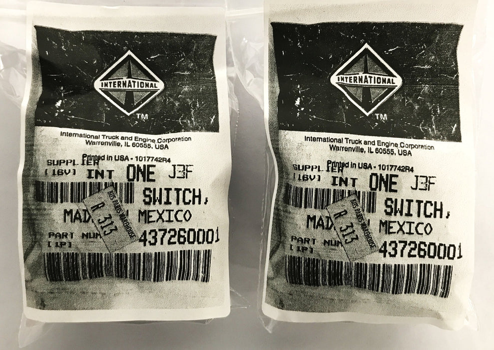 International High/Low/Off Rocker Switch 437260001 [Lot of 2] NOS