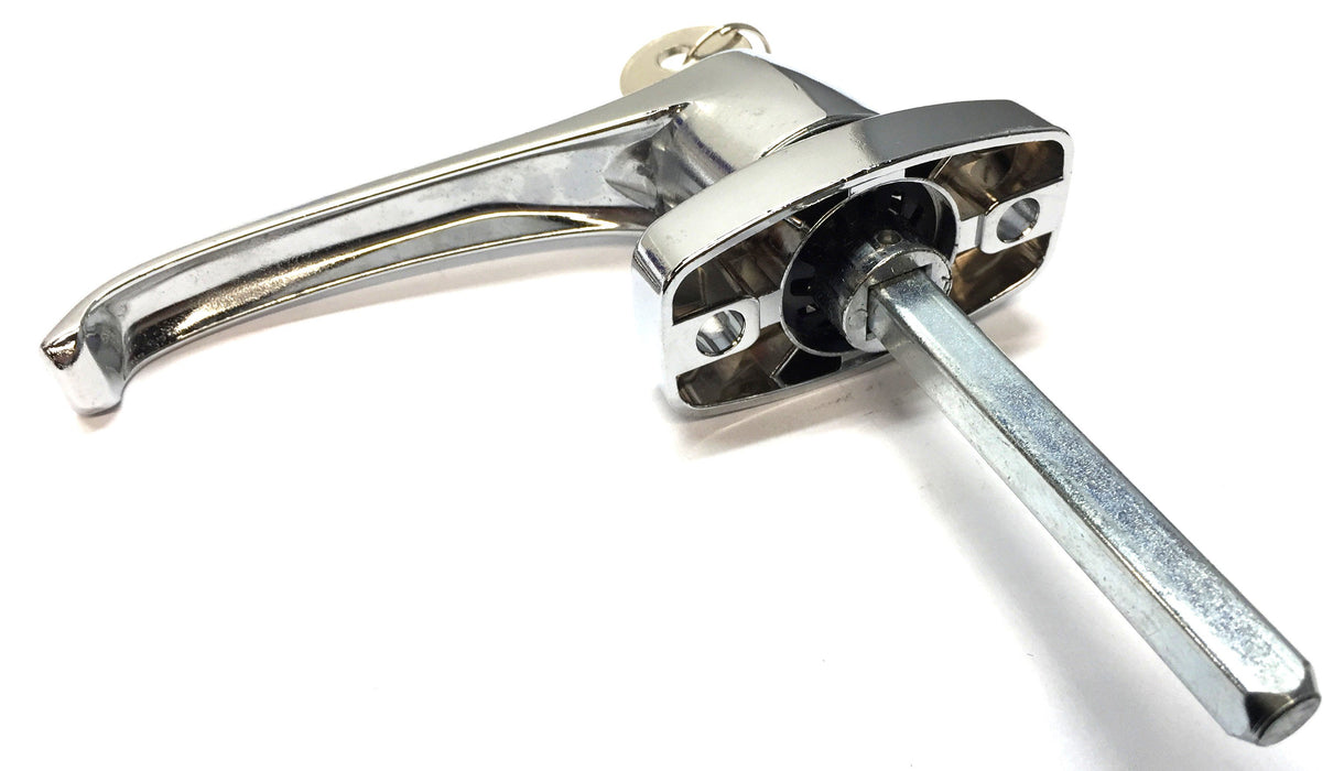 Bauer Chrome Locking Handle w/2-Keys L-201 NOS