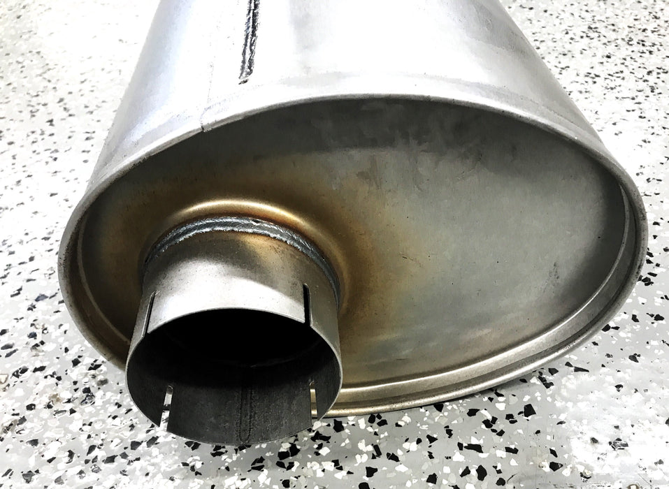 Nelson Global Type 2 Oval Muffler 86536M NOS