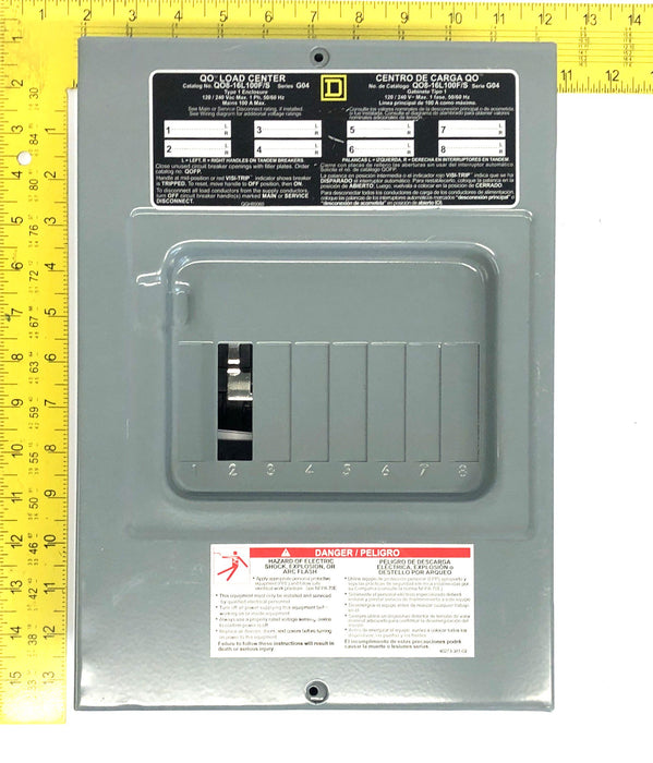 Square D QO Load Center Series G04 Type 1 Enclosure QO8-16L100F/S NOS