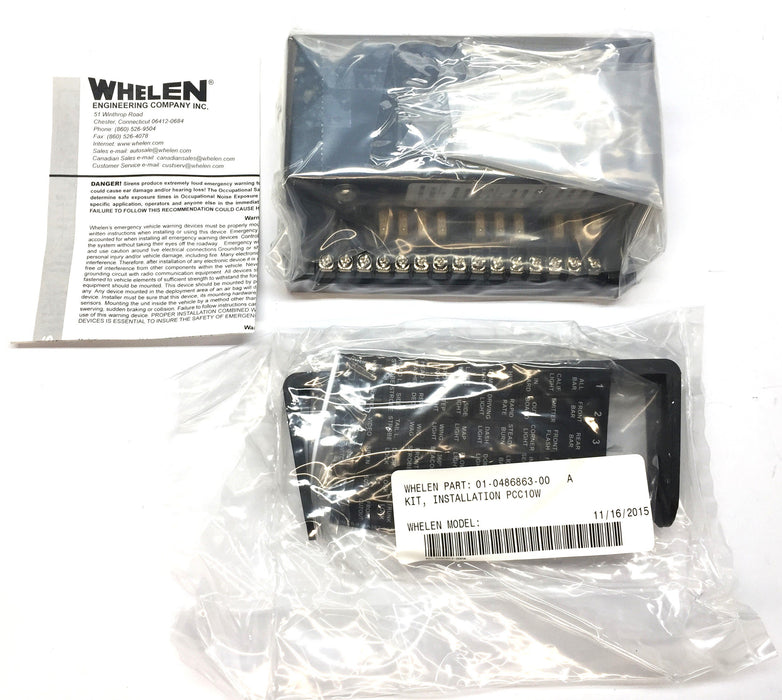 Whelen PCC10W 10-Switch Power Control 01-0686863-00A NOS - GTS SPECIAL