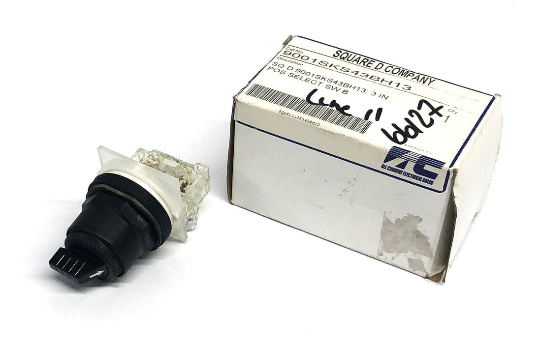 Square D 3 IN POS Select Switch SWB 9001SKS43BH13 NOS