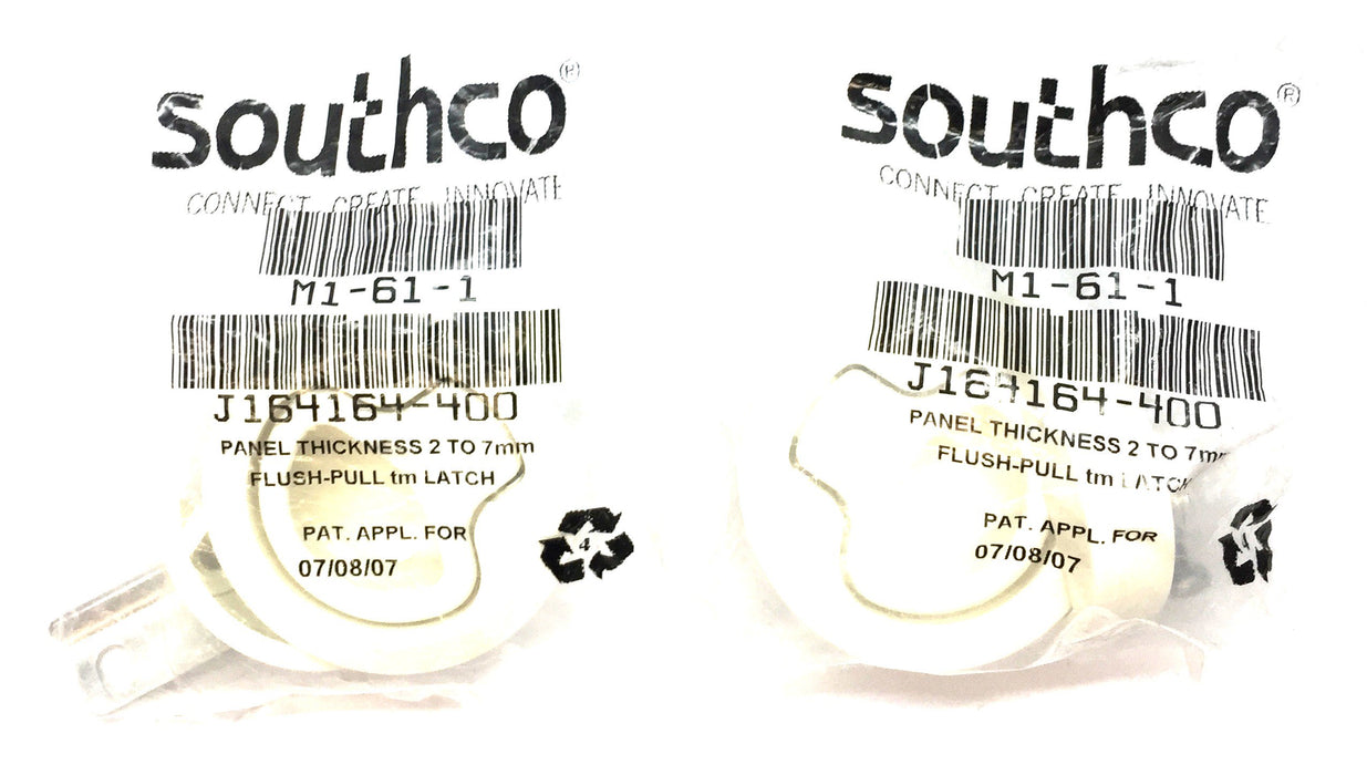 Southco Push-to-Close Latch M1-61-1 [Lot of 2] NOS