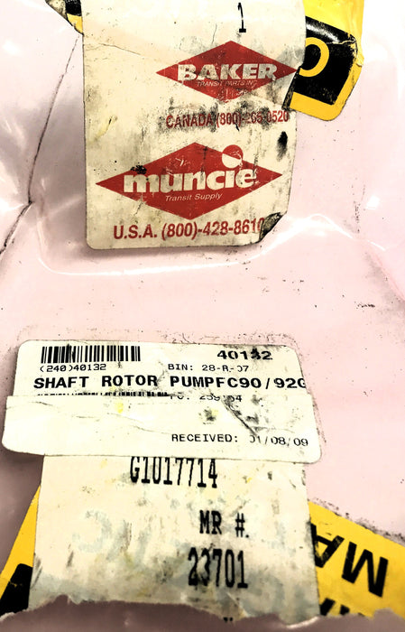 Baker Muncie 24V Magnetized Armature 23701 (525-257) NOS