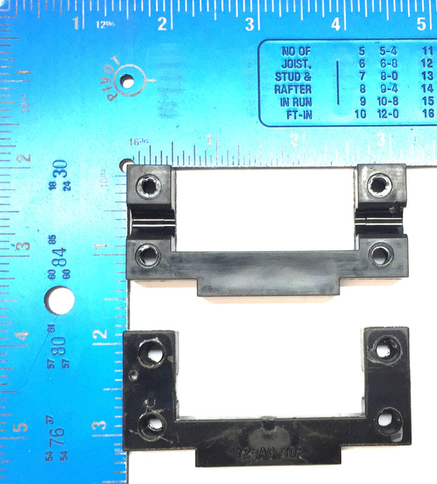 Ricon Black Plastic Base Latch Block V2-AC-102 (V2AC102) [Lot of 2] NOS