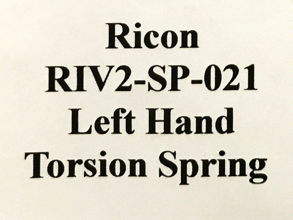 Ricon Lift Spring Torsion Rod LH RIV2-SP-021 [Lot of 4] NOS