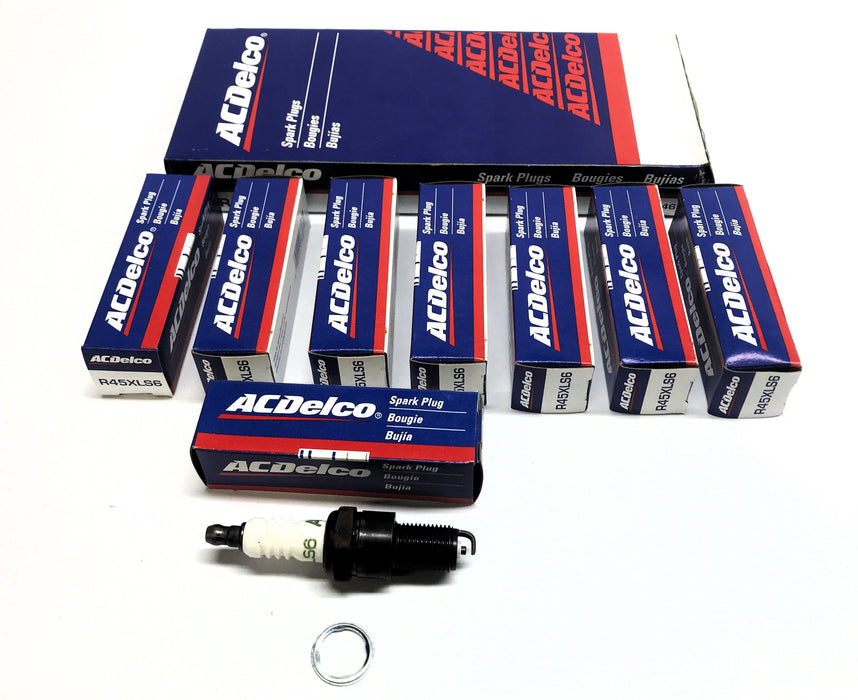 ACDelco Box of (8) Spark Plugs (Rust on Shell) R45XLS6 (5613946) NOS