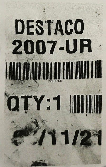 Destaco Manual Hold Toggle Clamp (without accessory) 2007-UR NOS