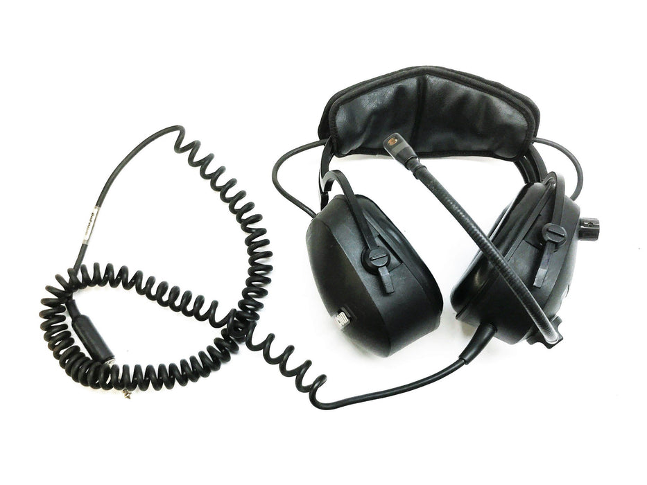 Setcom Plug-in Police Radio Headset 7B-930 [Lot of 3] USED - GTS SPECIAL