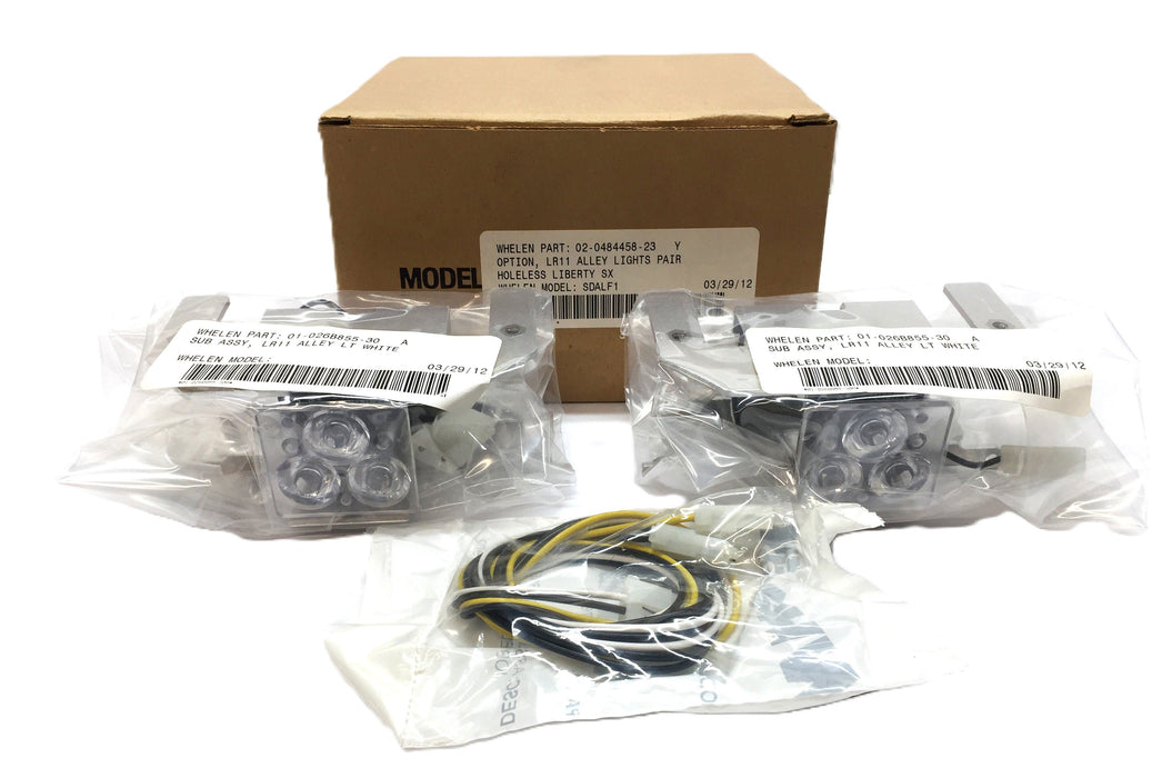 Whelen LR11 Alley Lights Pair Holeless Liberty SX 02-0484458-23 (SDALF1) NOS - GTS EXCLUSIVE