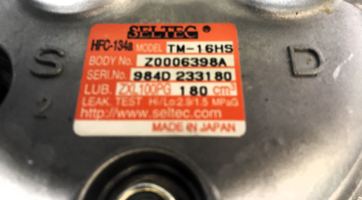 Seltec Carrier 12VDC A/C Clutch TM-16HS (18-00093-09) NOS