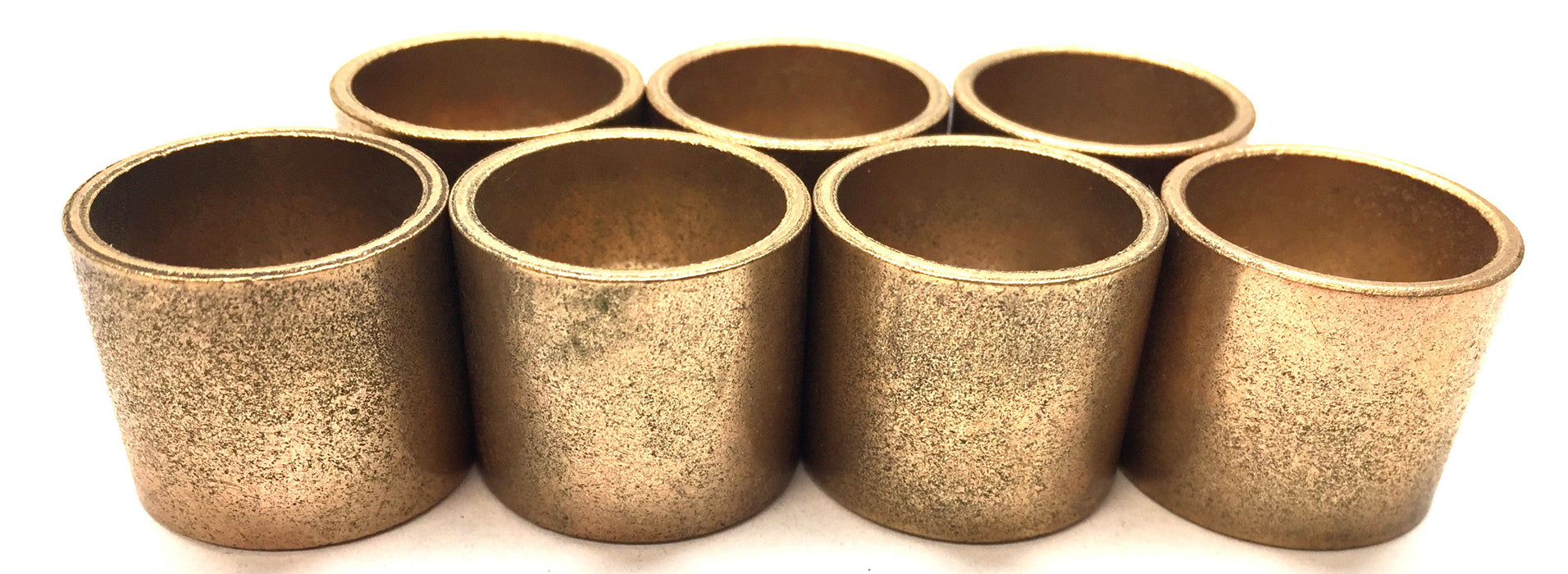 Unbranded 19mm x 22mm x 19mm Oilite Bronze Bushing [Lot of 7] NOS