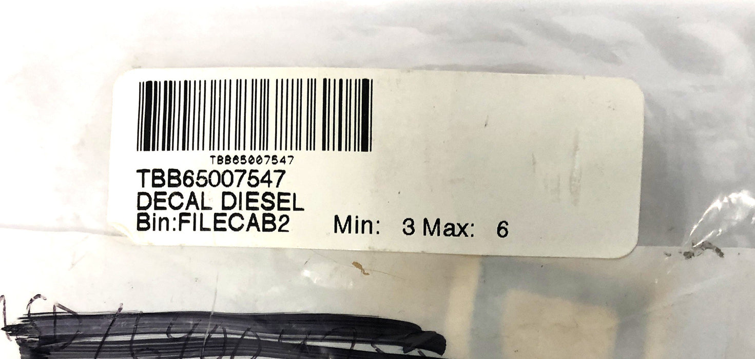 Detroit Diesel Decal 65007547 [Lot of 2] NOS