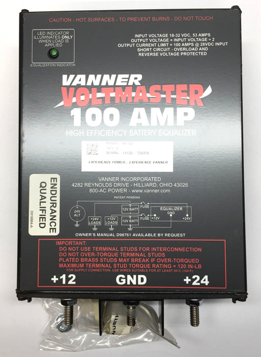 Vanner Voltmaster 100 AMP Battery Equalizer 66-100 NOS