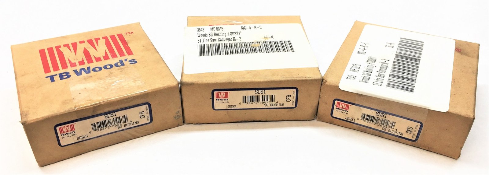 TB WOODS Quick Disconnect Bushing SDSX1 (SDS1) [Lot of 3] NOS