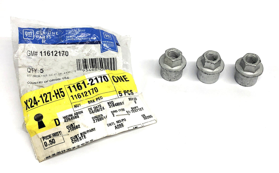 GM Brake Pedal Nut 11612170 [Lot of 3] NOS