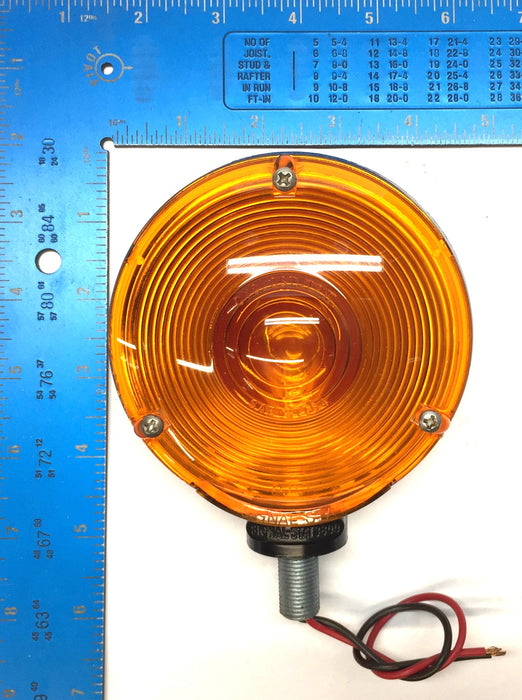 Federal Mogul Round Red/Amber Turn Marker Light 2803 NOS