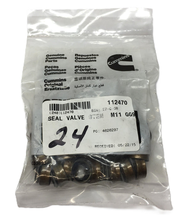Cummins Valve Stem Seal Pack 4003966 (24pcs) NOS