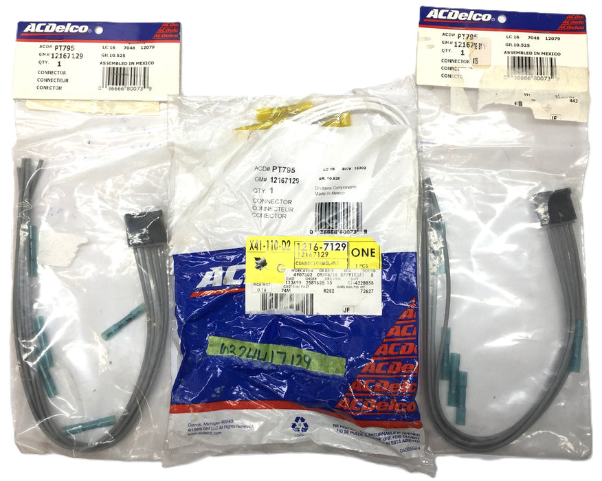 ACDelco/GM Connector PT795 (12167129) [Lot of 3] NOS