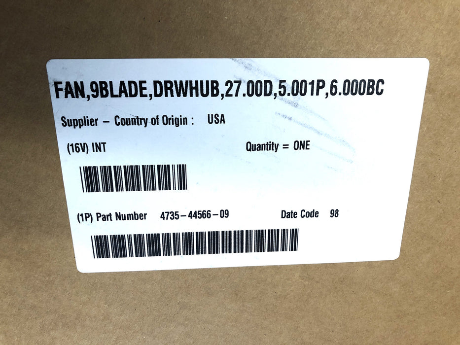 Borg Warner Fan For International 4735-44566-093 (676303C1) NOS