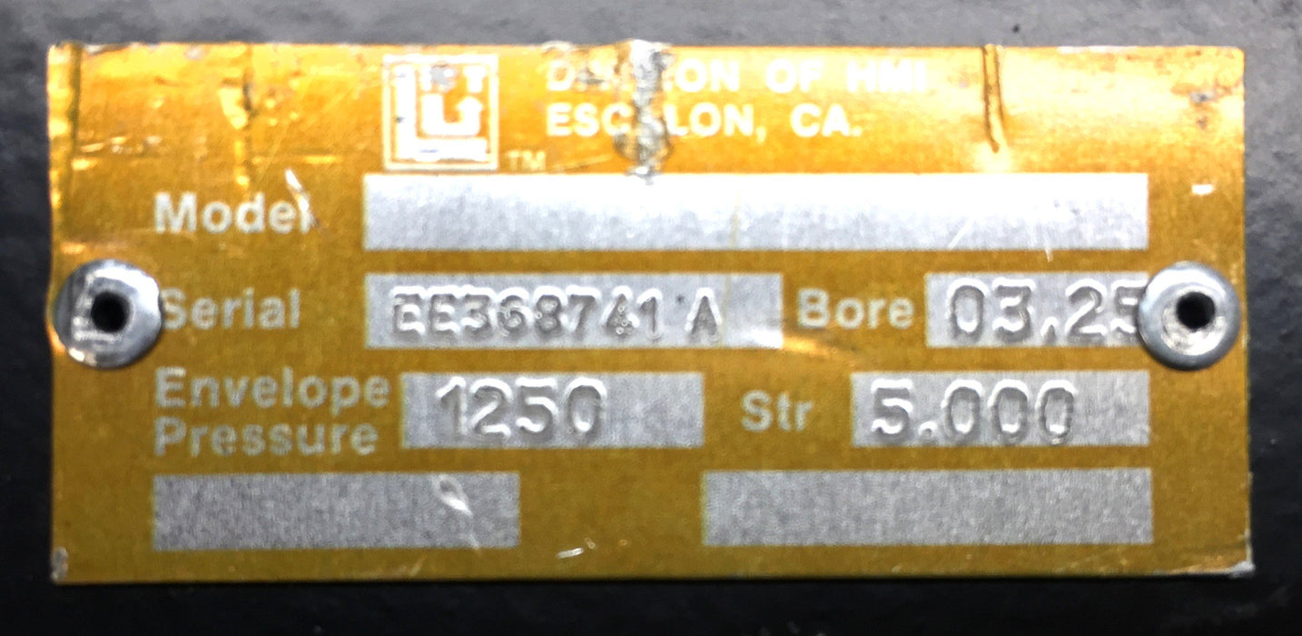 LIFT-U Lift Cylinder 1H000077787 (3.25BB3LLTS19AC5) 1250 PSI NOS