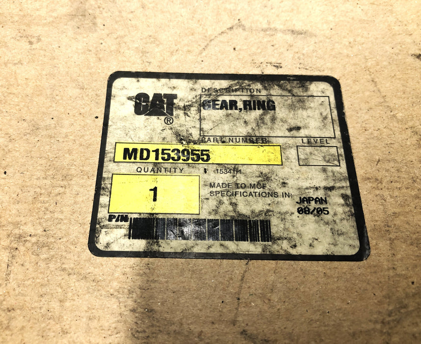 CAT 132 Tooth Ring Gear For Mitsubishi Forklift MD153955 NOS