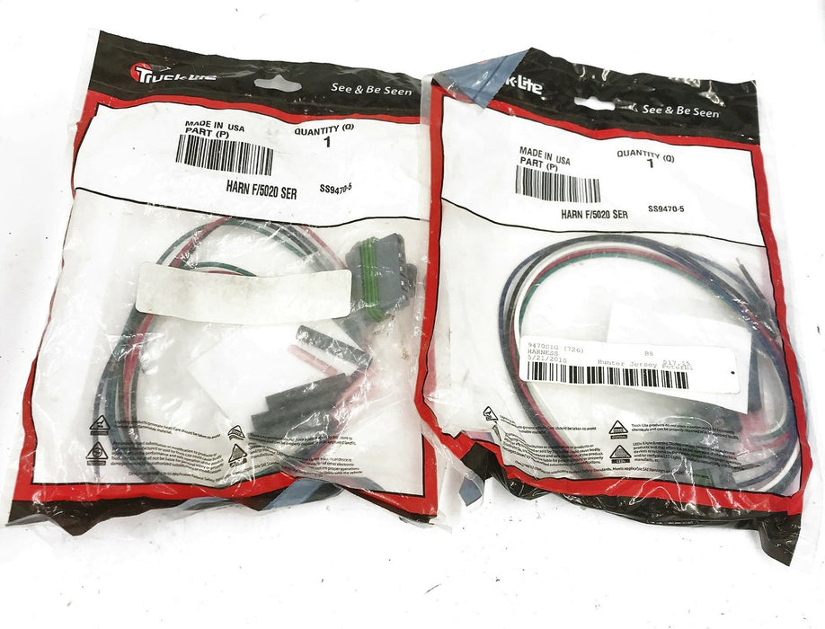 Truck-Lite F/5020 Wiring Harness 9470S1G [Lot of 2] NOS