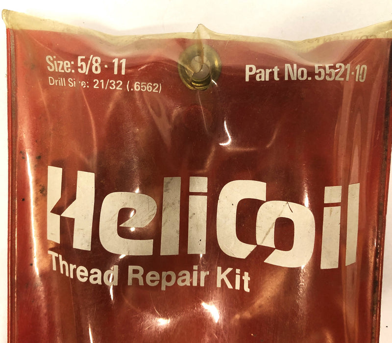 HeliCoil 5/8-11 Thread Repair Kit 5521-10 USED