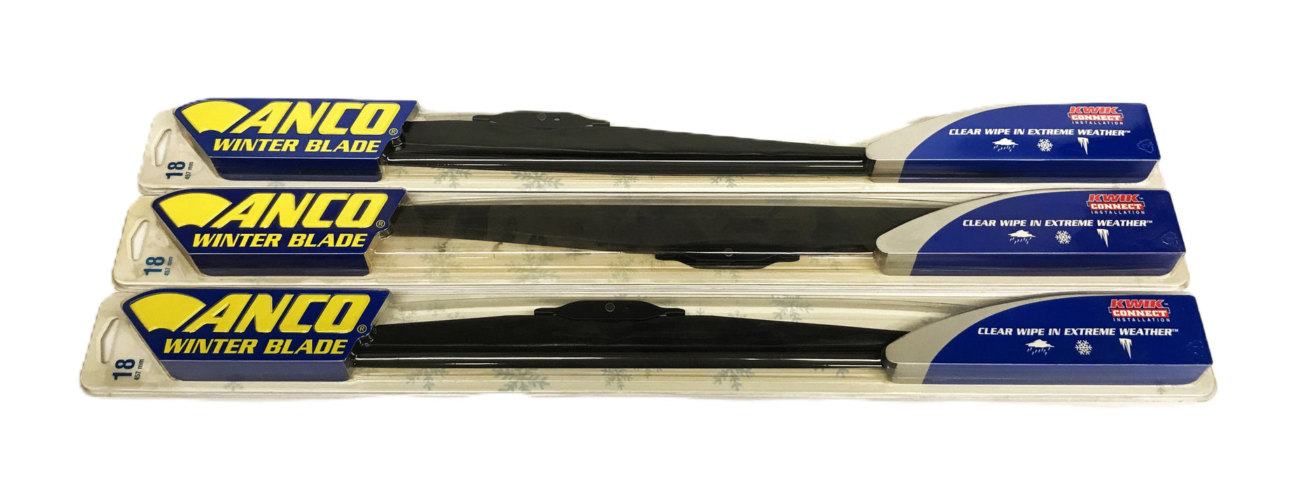 Anco 18 inch Winter Wiper Blade [Lot of 3] NOS