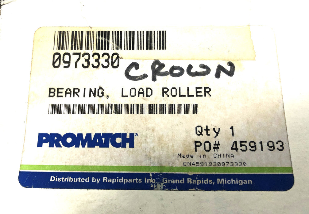 ZMZ Mast Roller Bearing For ProMatch 307SZZ10 (0973330) NOS