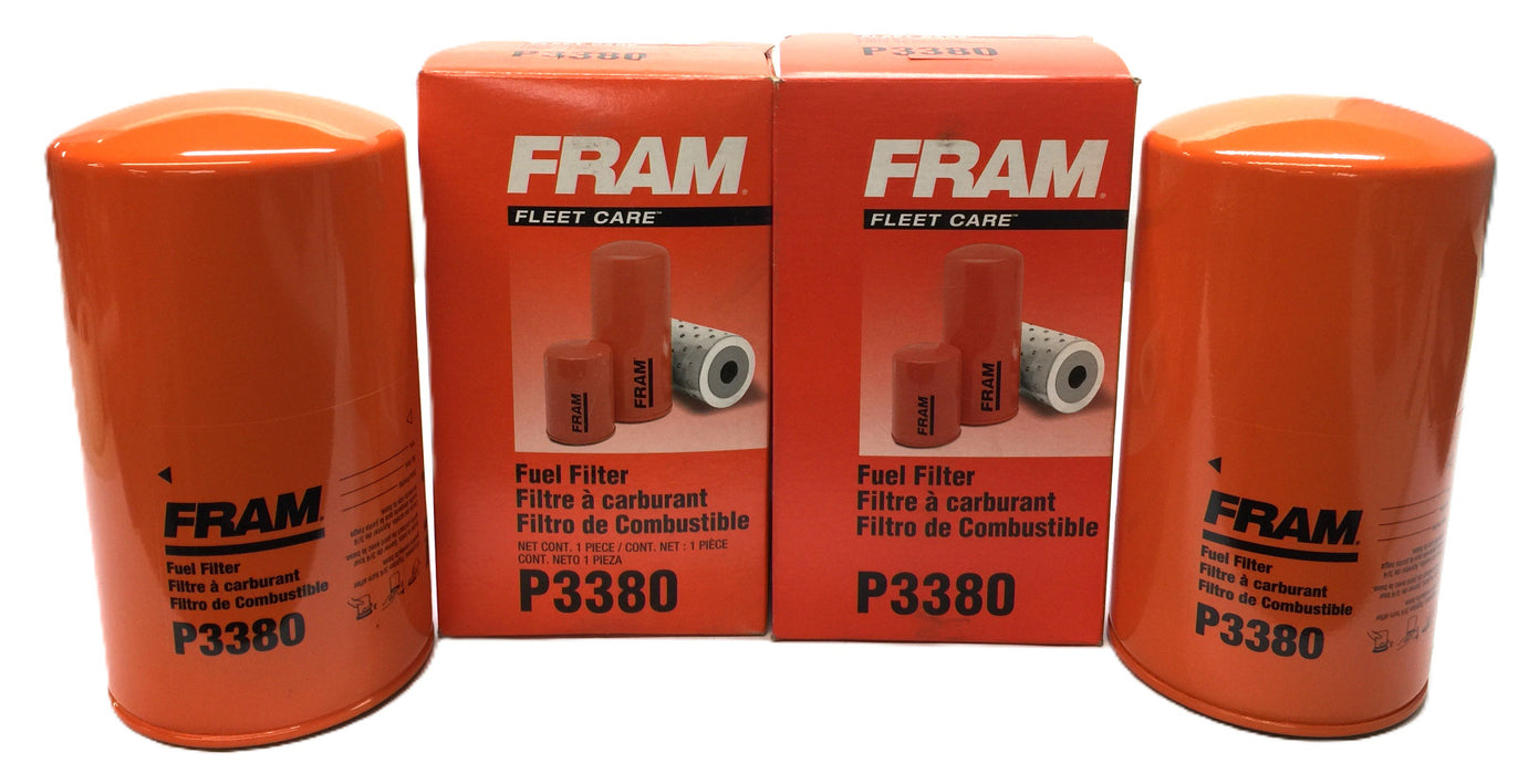 Fram Fleet Care Fuel Filter P3380 [Lot of 2] NOS