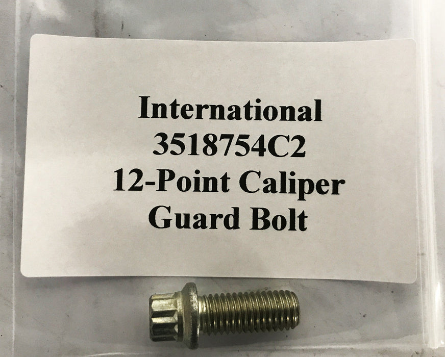 International 12-Point Caliper Guard Bolt 3518754C2 [Lot of 8] NOS