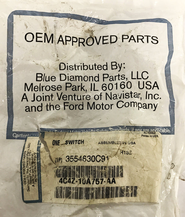 Navistar Ford Battery Disconnect Switch 4C4Z-10A757-AA NOS