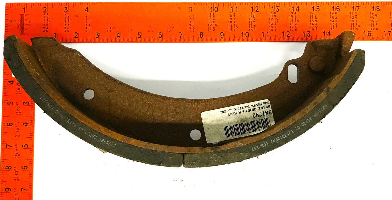 Global-Johnston Brake Shoe Assembly Common 381792 NOS