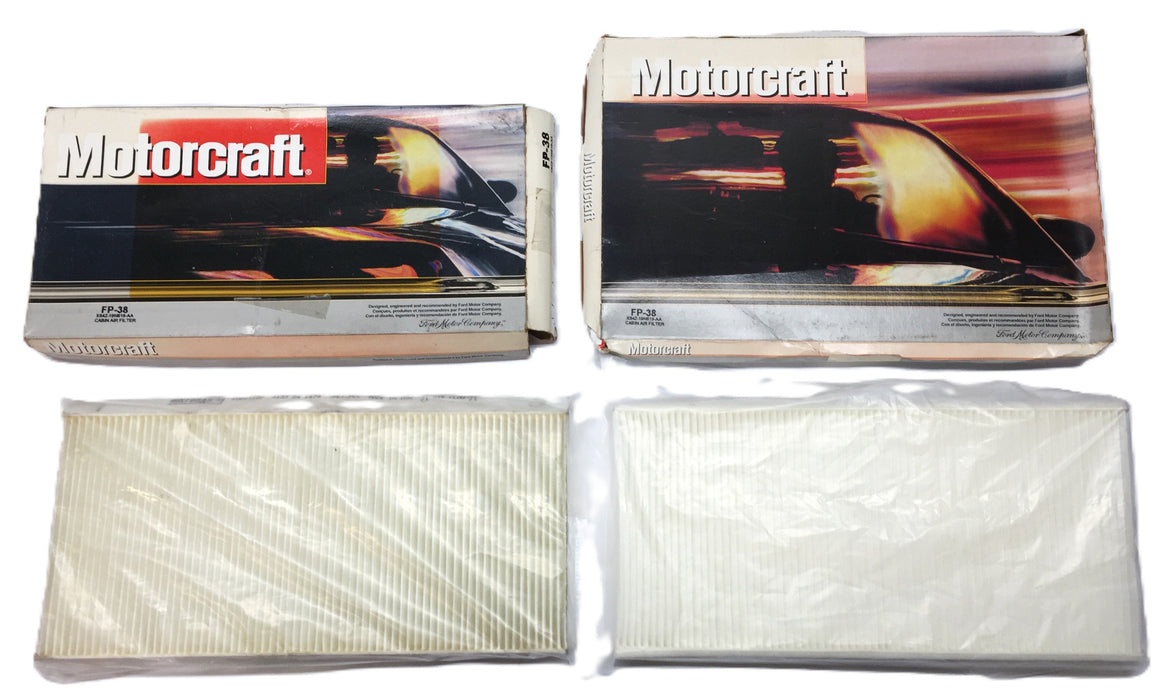 Motorcraft Cabin Air Filter FP-38 (XS4Z-19N619-AA) [Lot of 2] NOS