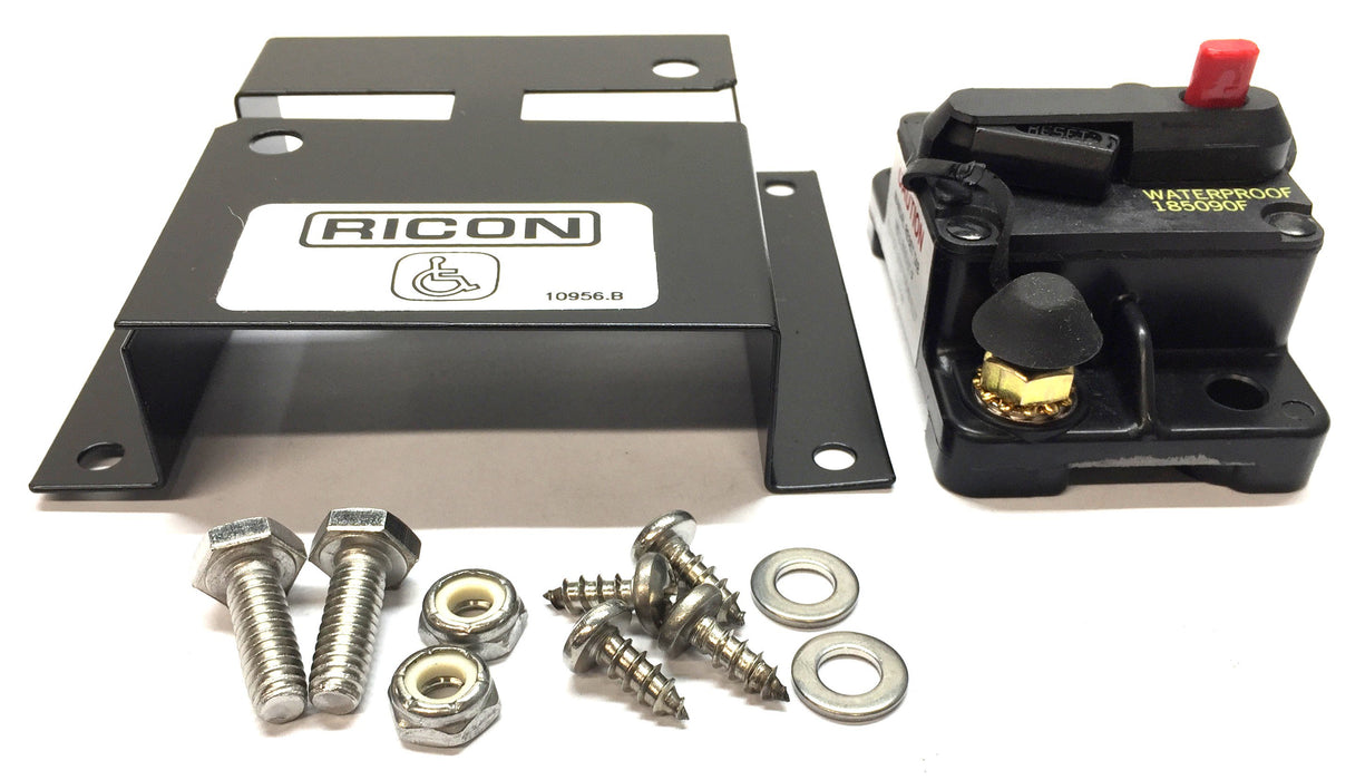 Ricon High-Amp Thermal Circuit Breaker 185090F NOS