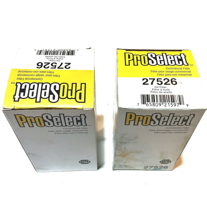 NAPA ProSelect Oil Filter 27526 [Lot of 2] NOS
