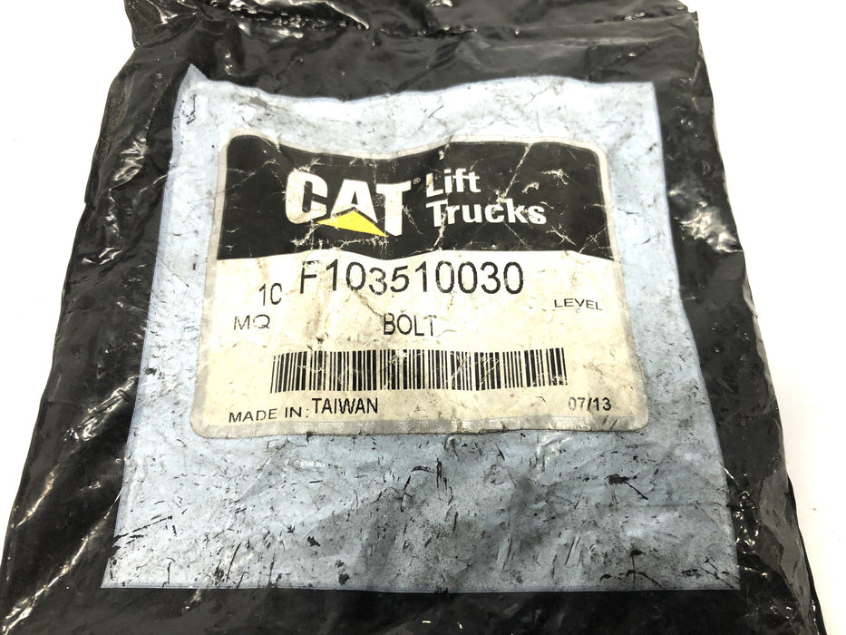 CAT Lift Trucks W.T. 10.9 Bolt F103510030 [Lot of 2] NOS