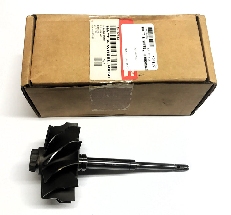 Cummins HX50 Turbo Charger Shaft Wheel 3531763 NOS