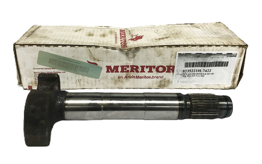 Mack/Meritor Left-Hand Air Brake Cam Shaft 8235-2210L7422 NOS