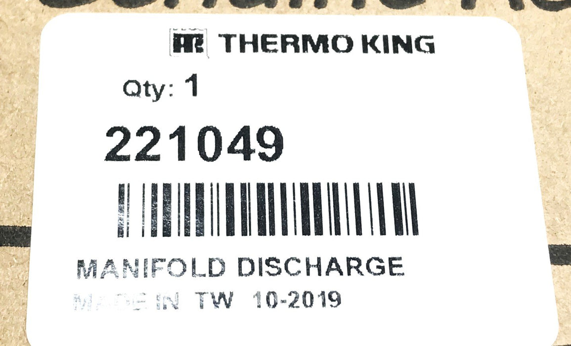 Thermo King Compressor Discharge Manifold 221049 NOS