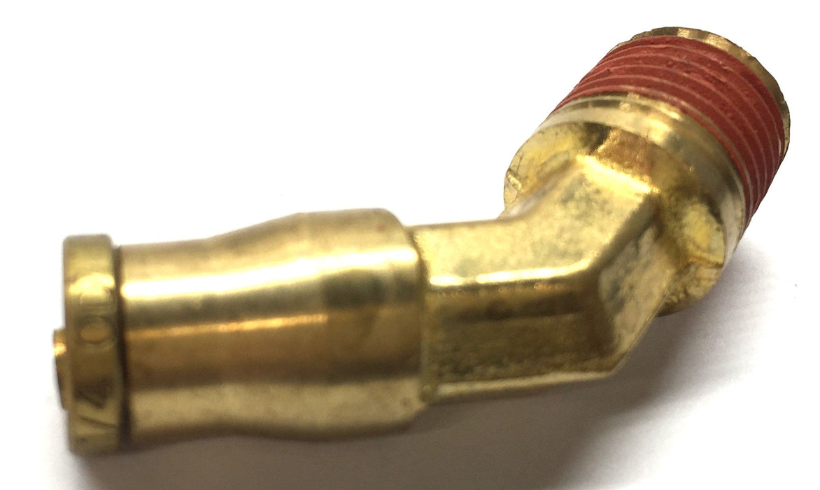 Alkon Brass 1/4" Tube x 1/4" MPT 45-Degree Fitting 1880X4X4 [Lot of 3] NOS