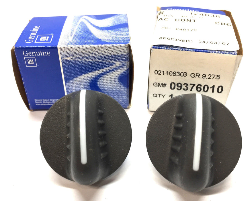 Heater and A/C Knob 09376010 [Lot of 2] NOS