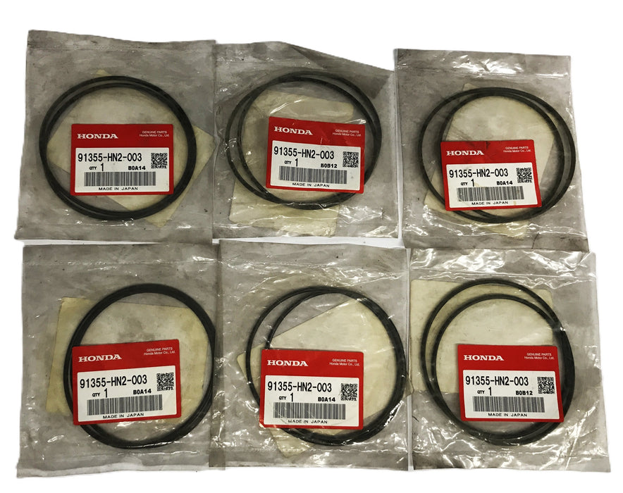Honda Rear Brake Panel O-Ring 91355-HN2-003 [Lot of 6] NOS
