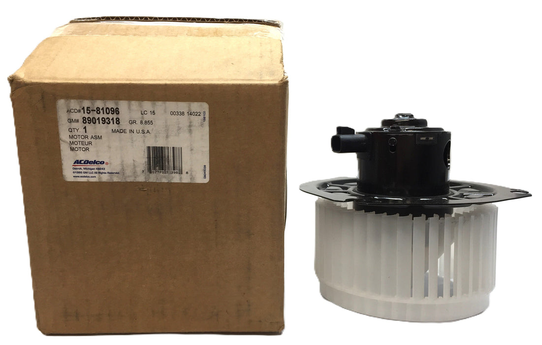 ACDelco/GM Blower Motor 15-81096 (89019318) NOS