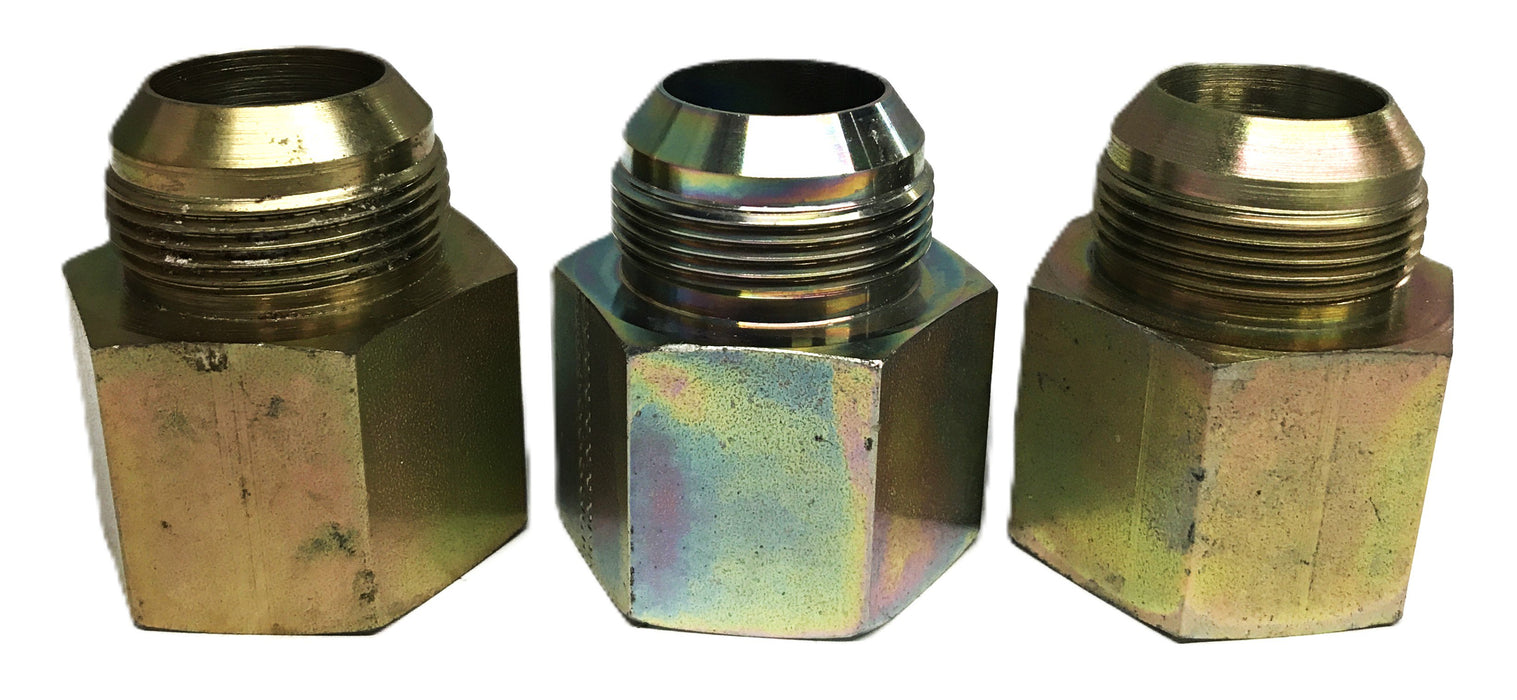 Unbranded 1-1/4 inch Male JIC x Female Pipe Adaptor C5255X20 [Lot of 3] NOS